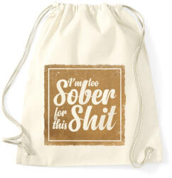 printfashion Sober - Sportzsák, Tornazsák - Natúr (627057)
