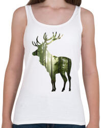 printfashion Az erdők királya - Női atléta - Fehér (5414796)