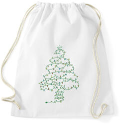 printfashion Karácsonyfa égő - Sportzsák, Tornazsák - Fehér (14614317)