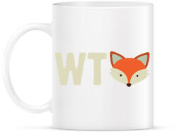 printfashion WHAT THE FOX? - Bögre - Fehér (2946521)