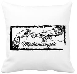 printfashion Mechanicangelo - Párnahuzat, Díszpárnahuzat - Fehér (13775672)