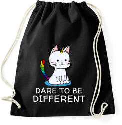 printfashion Dare to be different - Sportzsák, Tornazsák - Fekete (9459797)