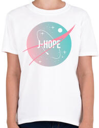 printfashion BTS NASA: J-HOPE - Gyerek póló - Fehér (2036544)