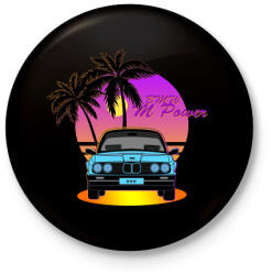 printfashion Vice City - BMW - Kitűző, hűtőmágnes - Fekete (3102991)