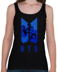 printfashion bts-kék - Női atléta - Fekete (5600440)