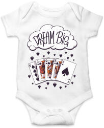 printfashion Dream big - ámodj nagyot - Baba Body - Fehér (5501858)