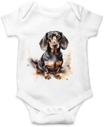 printfashion Tacskó - Baba Body - Fehér (16773769)
