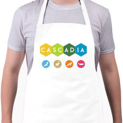 printfashion Cascadia - Kötény - Fehér (15518251)