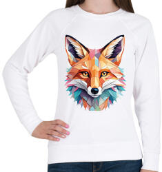printfashion Róka - Női pulóver - Fehér (16101582)