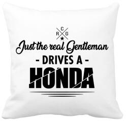 printfashion Just the real Gentleman - Honda - Párnahuzat, Díszpárnahuzat - Fehér (4453700)