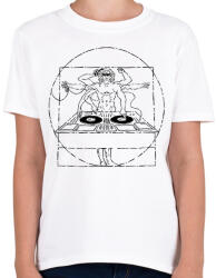 printfashion Dj - Gyerek póló - Fehér (11671531)