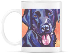 printfashion Labrador festmény - Bögre - Fehér (1996874)