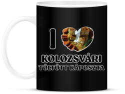 printfashion I love Kolozsvári töltött káposzta - Bögre - Fekete (11781770)