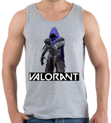 printfashion Valorant Omen - Férfi atléta - Sport szürke (2528134)