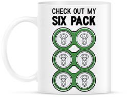printfashion Six Pack Beer - Bögre - Fehér (1710414)