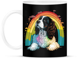 printfashion Cavalier King Charles spániel - Bögre - Fekete (14258931)