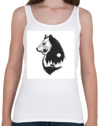 printfashion Medve 03 - Női atléta - Fehér (4924468)