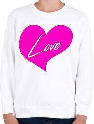 printfashion Love - Gyerek pulóver - Fehér (11681164)
