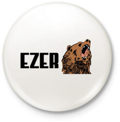 printfashion Ezer bocs - Kitűző, hűtőmágnes - Fehér (6103531)