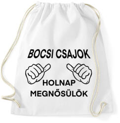 printfashion Sorry ladies - Sportzsák, Tornazsák - Fehér (5175765)