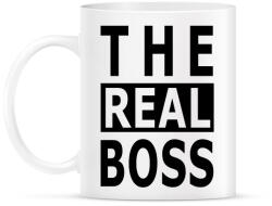 printfashion The Real Boss - Bögre - Fehér (1104934)