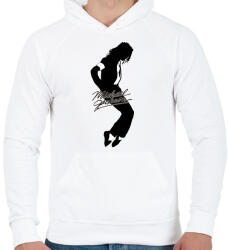 printfashion Michael Jackson - Férfi kapucnis pulóver - Fehér (4160266)