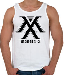 printfashion monsta x - Férfi atléta - Fehér (3558695)