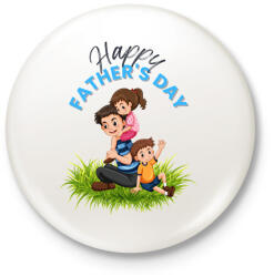 printfashion Boldog Apák napját - Kitűző, hűtőmágnes - Fehér (13930273)