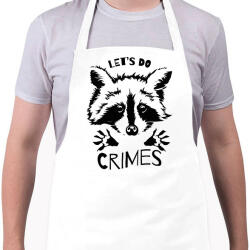 printfashion Let's do crimes - Kötény - Fehér (11638758)