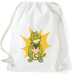 printfashion T-rex kamerával - Sportzsák, Tornazsák - Fehér (11735706)
