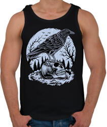 printfashion Holló - Férfi atléta - Fekete (13748014)