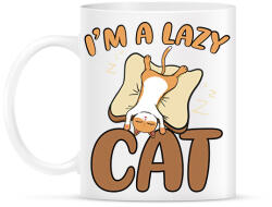 printfashion I'm a lazy cat - Bögre - Fehér (7535998)