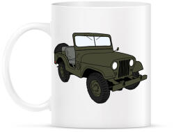printfashion Jeep - Bögre - Fehér (5018349)