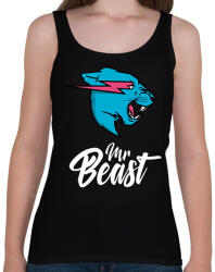 printfashion Mr Beast - Női atléta - Fekete (2123290)