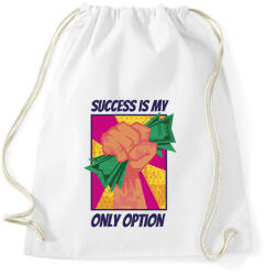 printfashion Siker az egyetlen opció - Sportzsák, Tornazsák - Fehér (12661129)