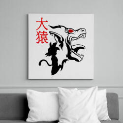 printfashion GOKU - Vászonkép - Fehér (6622865)