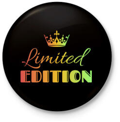 printfashion LIMITED EDITION - Kitűző, hűtőmágnes - Fekete (3844299)