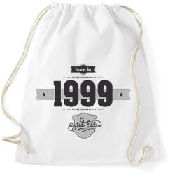 printfashion born-in-1999-(dark&lightgrey) - Sportzsák, Tornazsák - Fehér (475737)