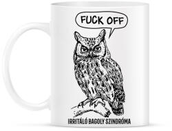 printfashion Irritáló bagoly szindróma - Bögre - Fehér (1305761)