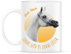 printfashion Lovas szív - Arab Telivér - Bögre - Fehér (7190004)