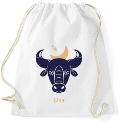 printfashion Bika minta - Sportzsák, Tornazsák - Fehér (6270587)