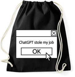 printfashion Stole my job - Sportzsák, Tornazsák - Fekete (14584400)