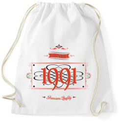 printfashion since-1991-red-black - Sportzsák, Tornazsák - Fehér (531803)