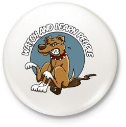 printfashion W&L People - Kitűző, hűtőmágnes - Fehér (3087682)