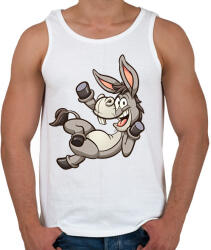 printfashion szamár - Férfi atléta - Fehér (16828131)