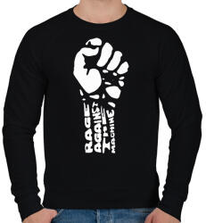 printfashion Rage - Férfi pulóver - Fekete (2261756)