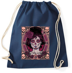 printfashion Halott nő - Sportzsák, Tornazsák - Sötétkék (184331)