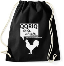 printfashion kiskakas-white - Sportzsák, Tornazsák - Fekete (878667)