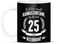 printfashion kamasz-25-white - Bögre - Fekete (794884)