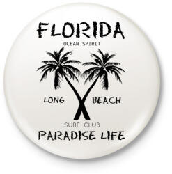 printfashion Florida - Kitűző, hűtőmágnes - Fehér (3081723)